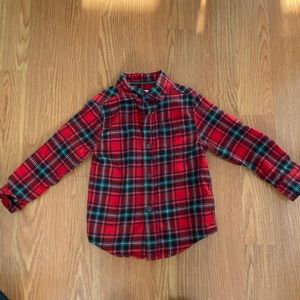 Cat & Jack Plaid Red Shirt